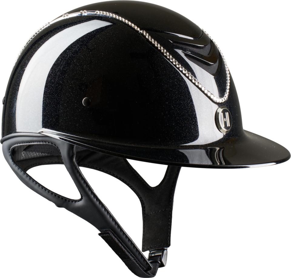 One K Avancé Lux ridhjälm - Skimmereffekt, swarovski pipe