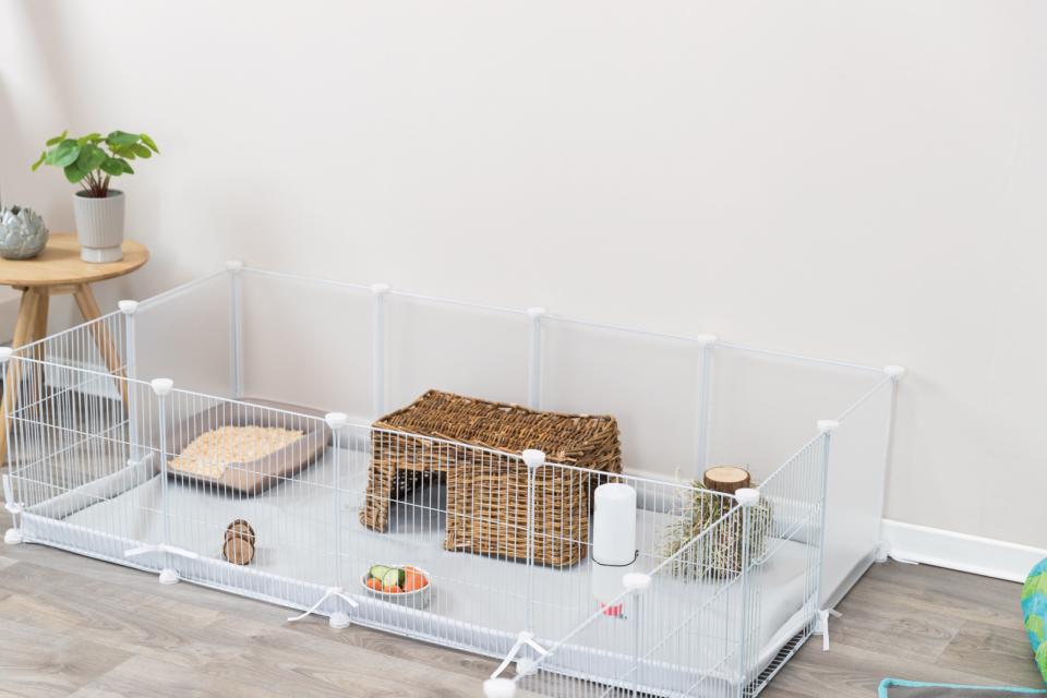 Trixie indendørs løbegård, metal/plastik