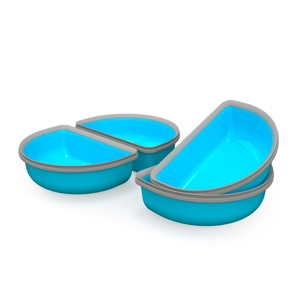 Surefeed halvskål - 4 stk.