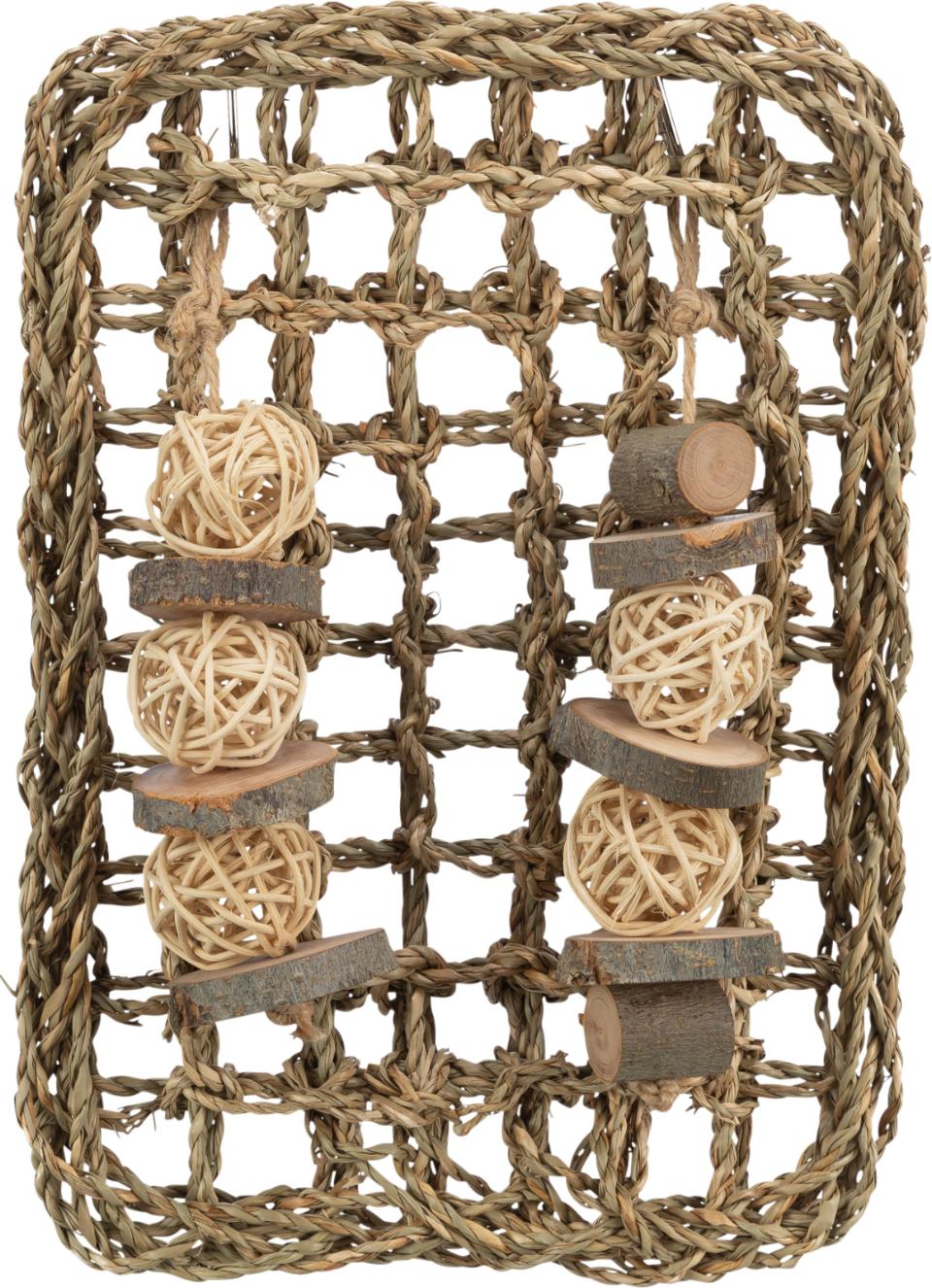 Mat with toys, sea grass