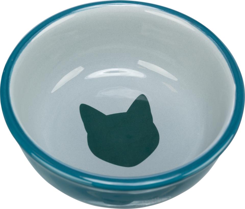 Ceramic bowl, cat