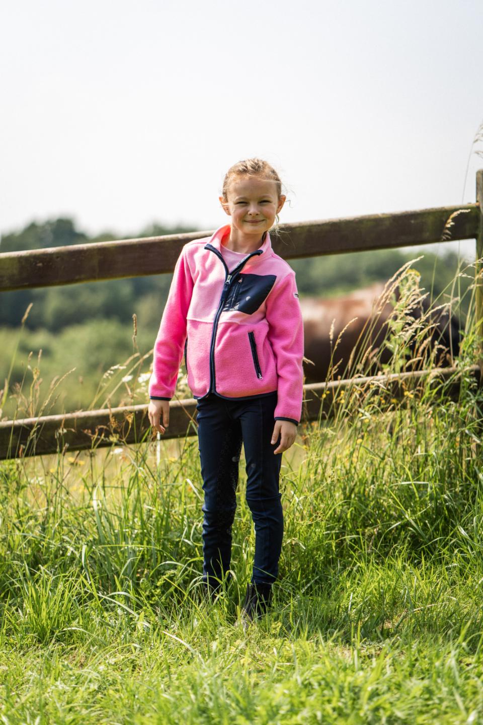 Equipage Minna Zip Fleece Reitjacke für Kinder