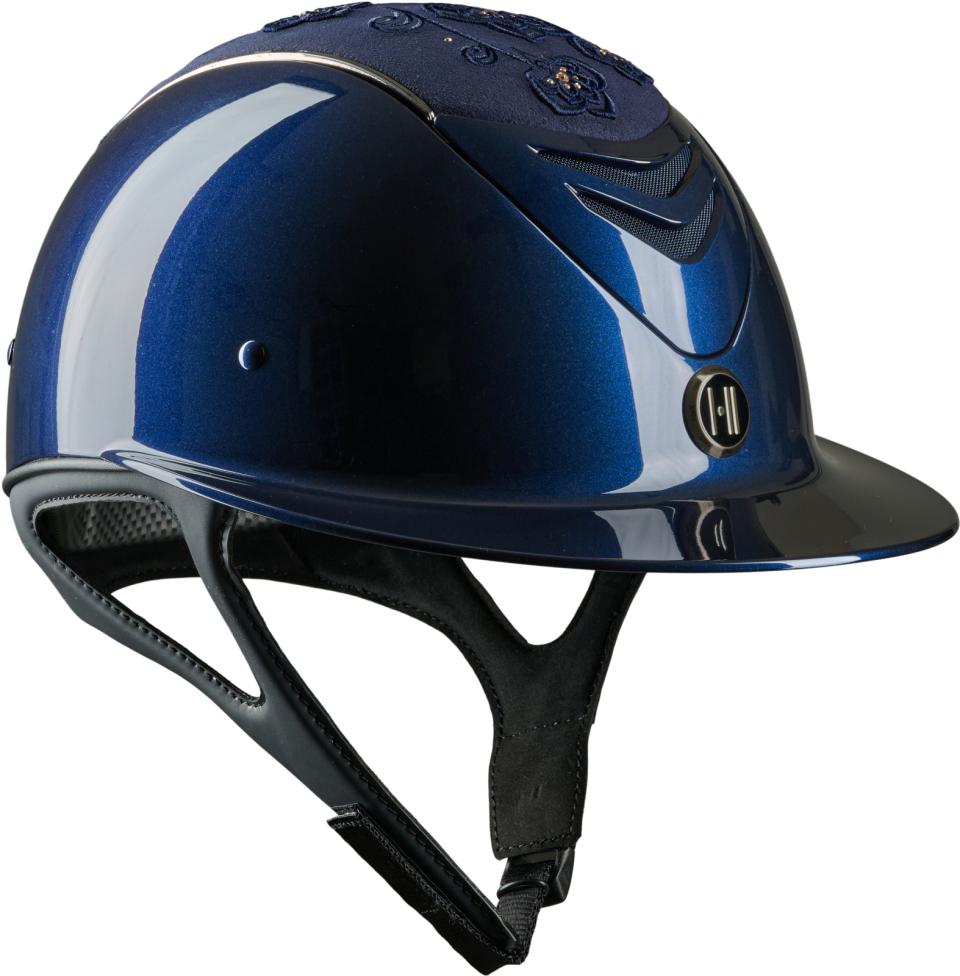 One K Avancé Reithelm – Besticktes Top, Chrompaspel