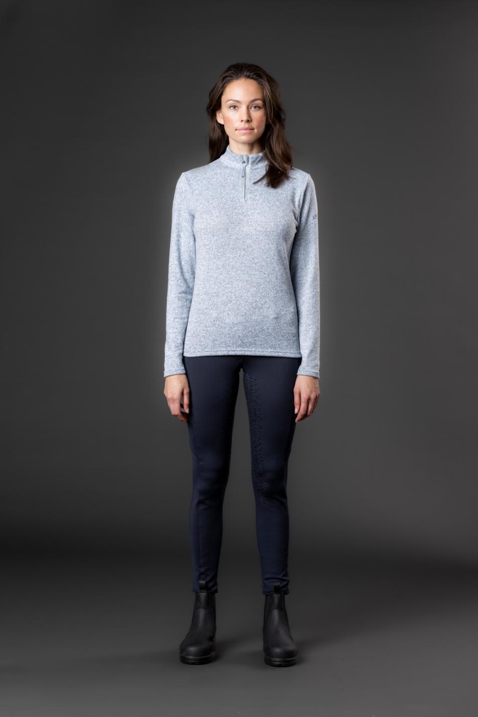Equipage Stacey langärmeliges Reitshirt mit halbem half-zip