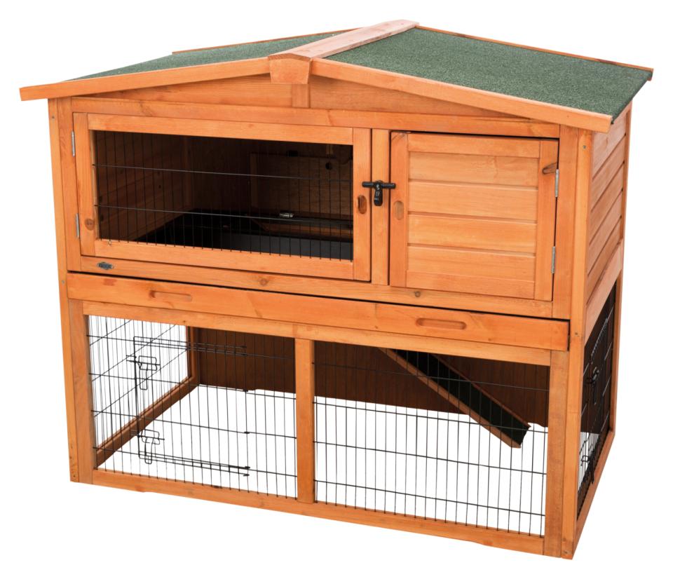 Small Animal Hutch with Enclosure