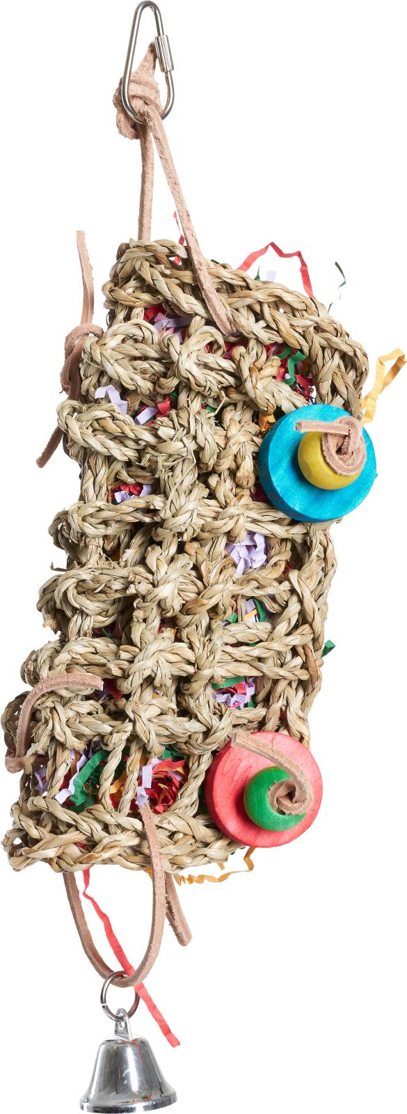 Companion Bird toy with sea grass