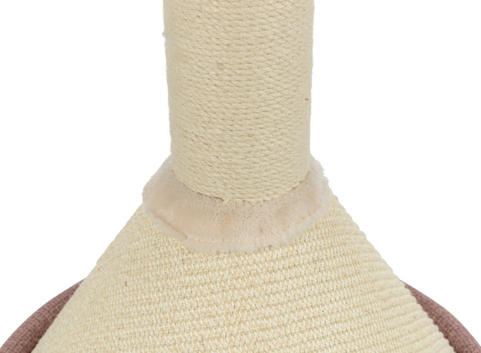 Trixie Viviana scratching tree, round