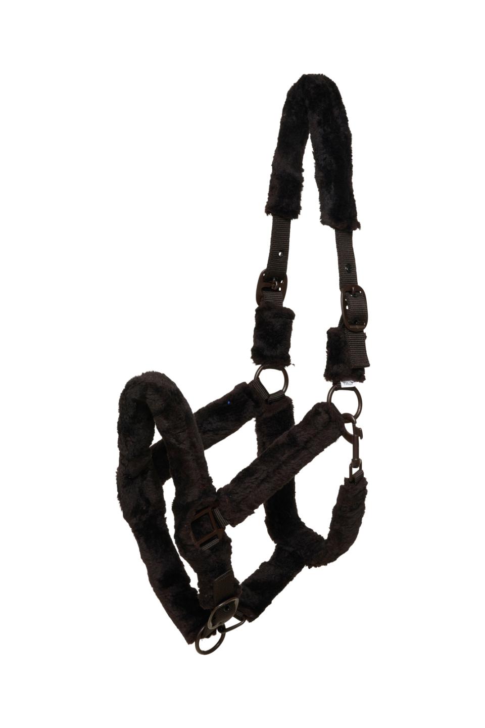 HorseGuard Jean halter with leather