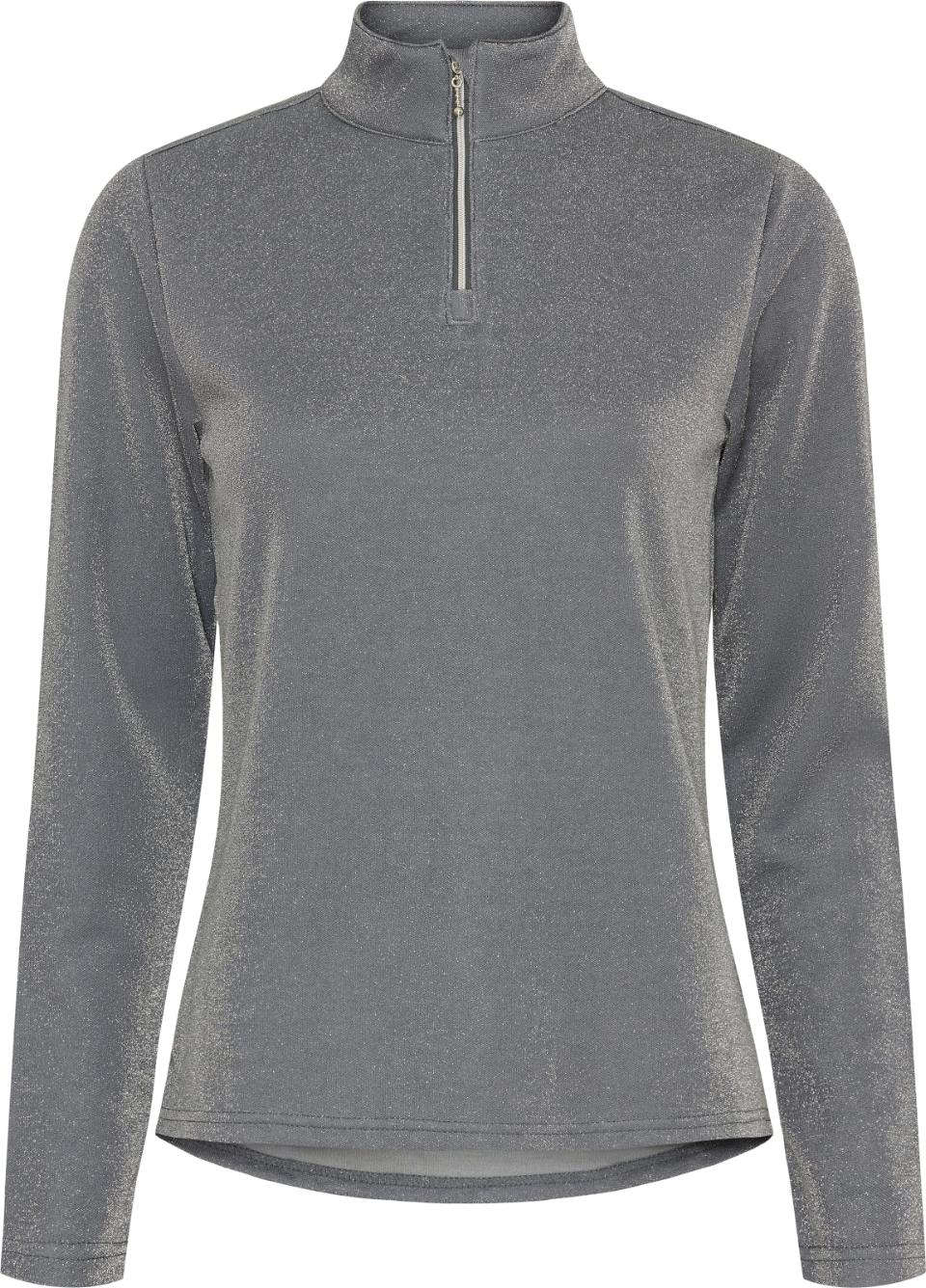 Equipage Shimmer långärmad ridskjorta med half-zip