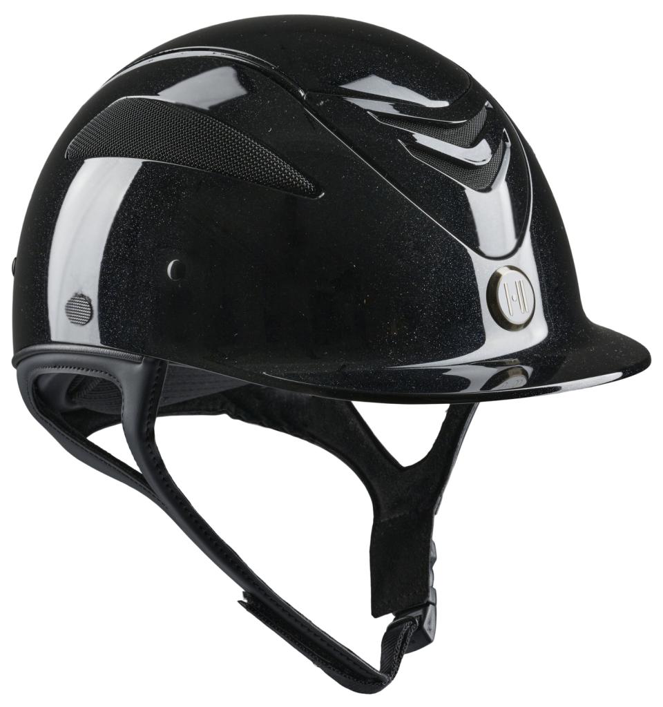 One K Defender Pro Reithelm Glossy mit Schimmereffekt