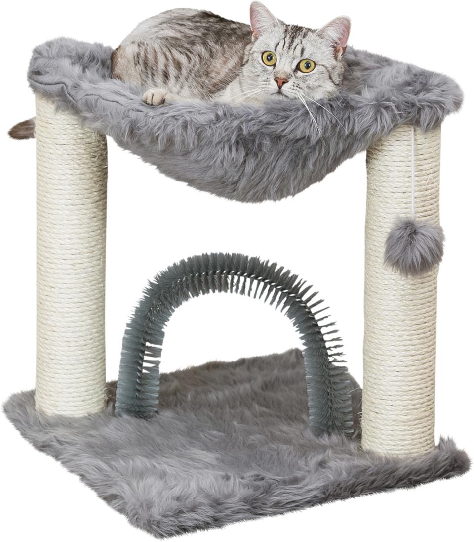 Baza scratching post with brush