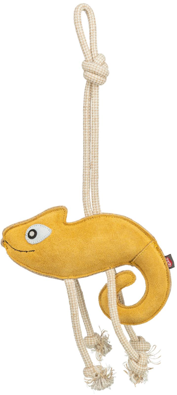 Trixie Kamæleon på reb, læder