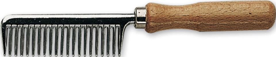HorseGuard Mähnenkamm alu m/holzgriff