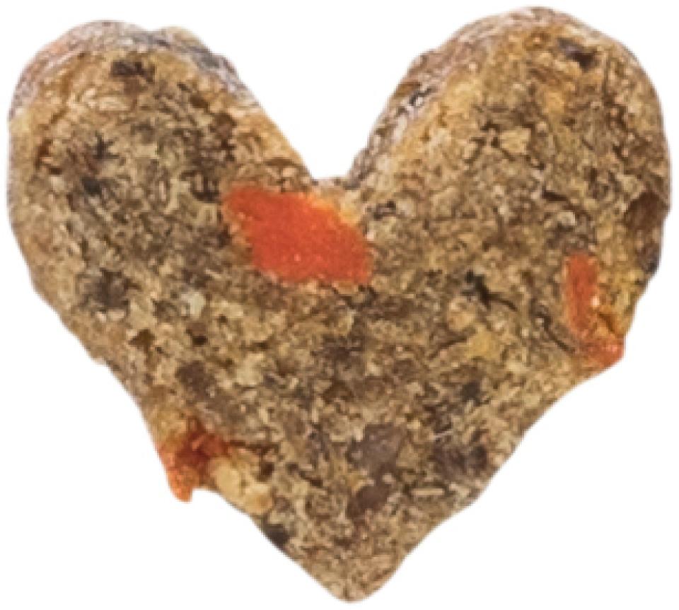 Insect Hearts with mealworms