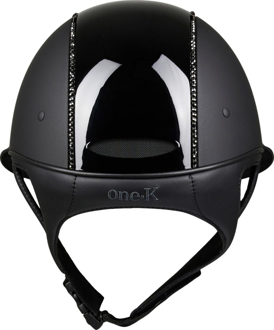 One K Avancé ridhjälm - blank ovansida, swarovski pipe