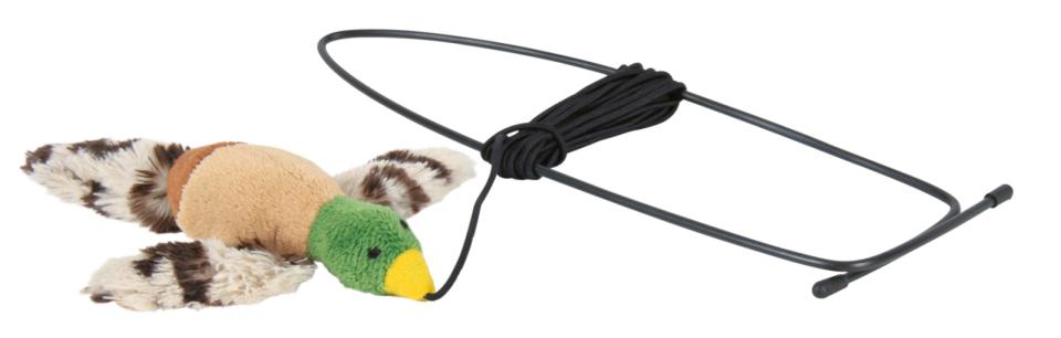 Vogel zur Befestigung am Türrahmen, Plüsch