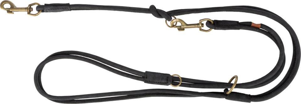 Trixie Pure Adjustable Lead, round-sewn leather