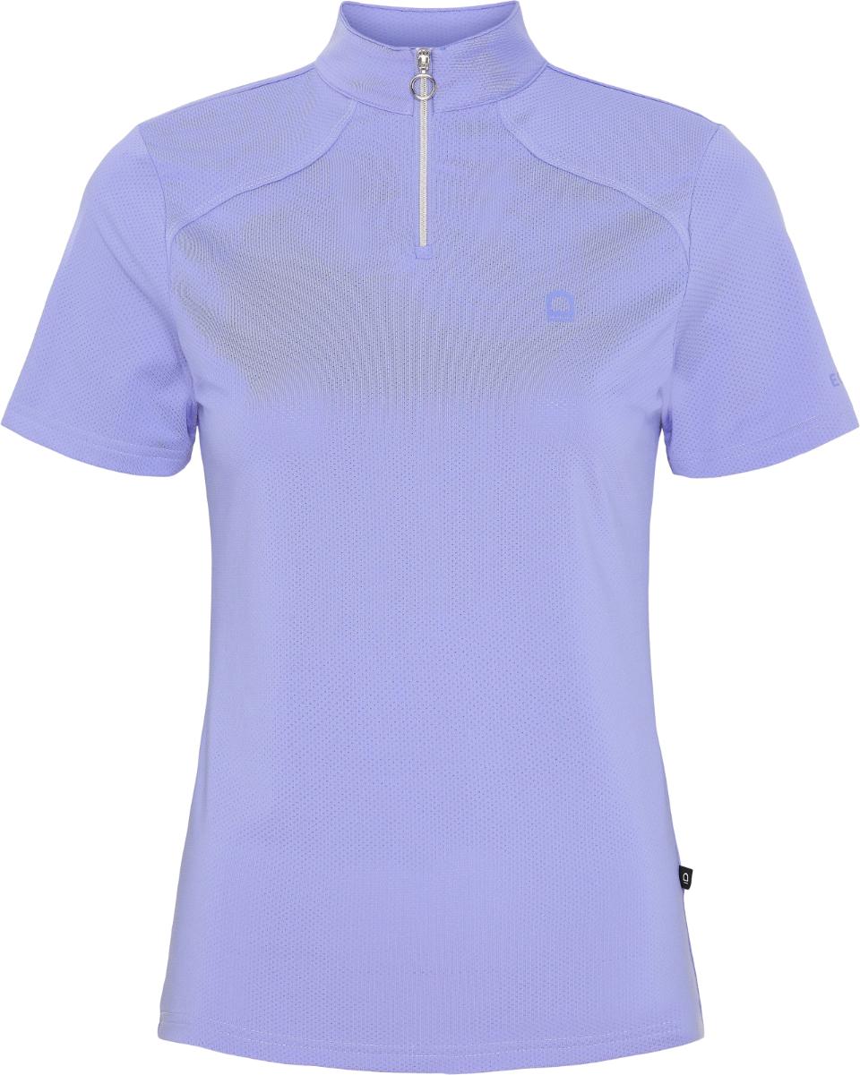 Equipage Hasty Half-zip short sleeve riding blouse