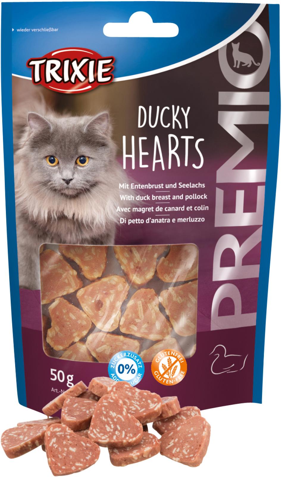Premio Ducky Hearts (duck breast and pollock)