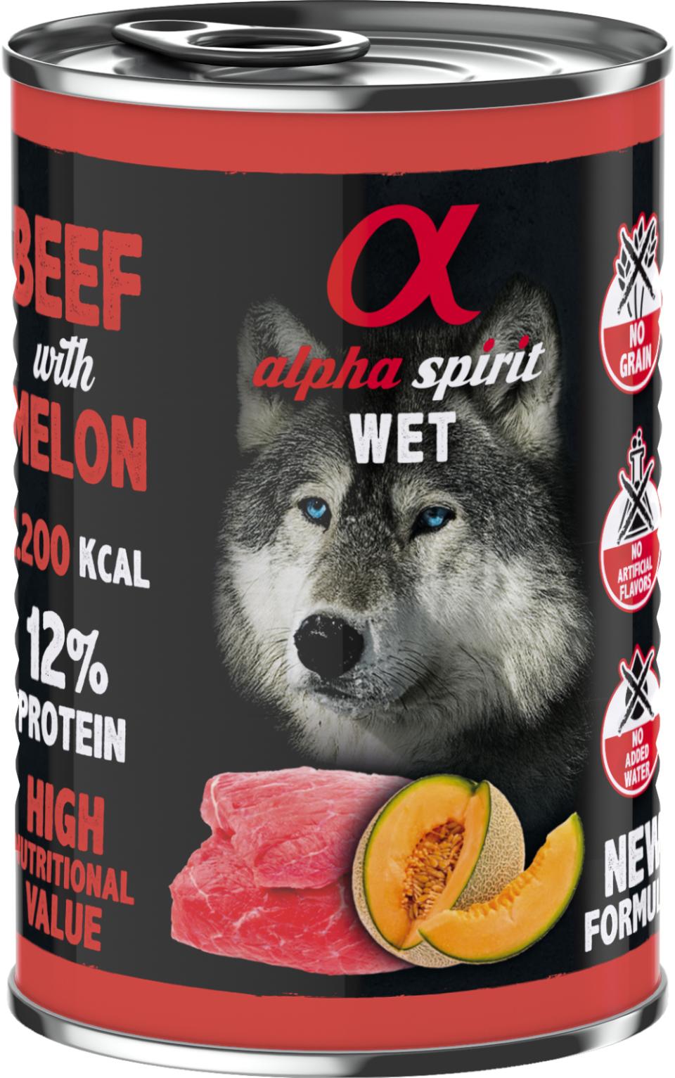 AlphaSpirit Beef with melon 400 g