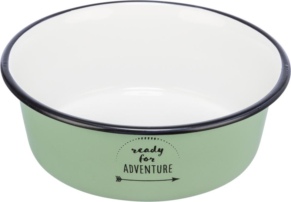 Bowl, enamel/stainless steel