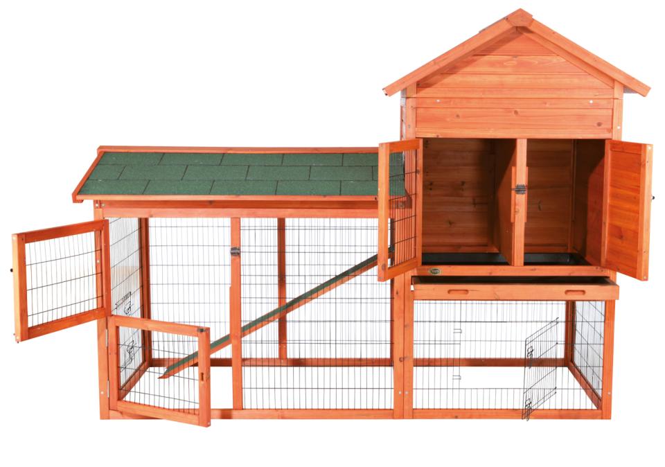 Small Animal Hutch with Enclosure