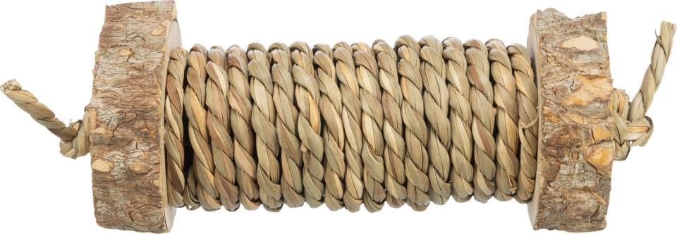 Playing roll with sea grass