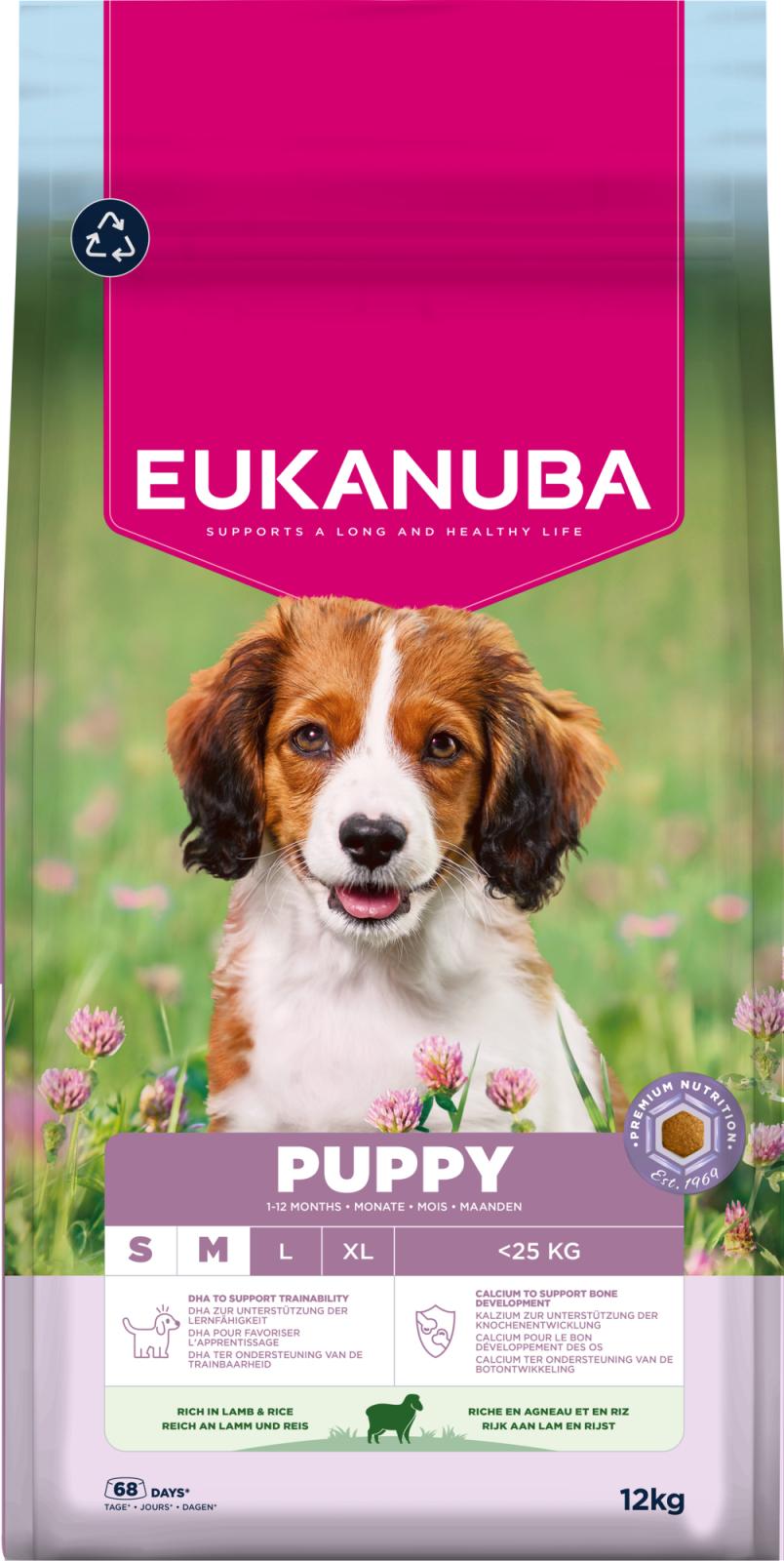 EUKANUBA Puppy Small/Medium Breed Lamb & Rice
