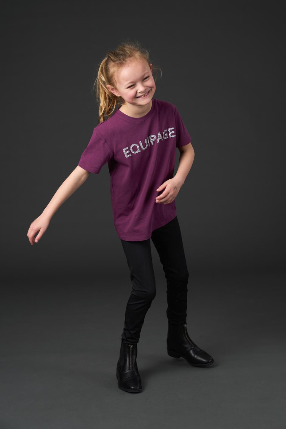 Equipage Telina Kurzarm-Reitbluse für Kinder