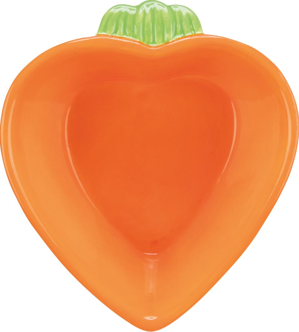 Carrot bowl, ceramic