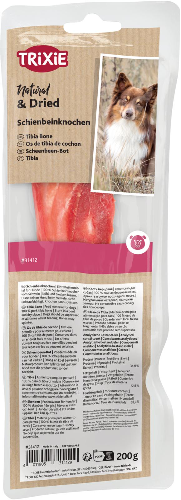 Schienbeinknochen, vakuumverpackt