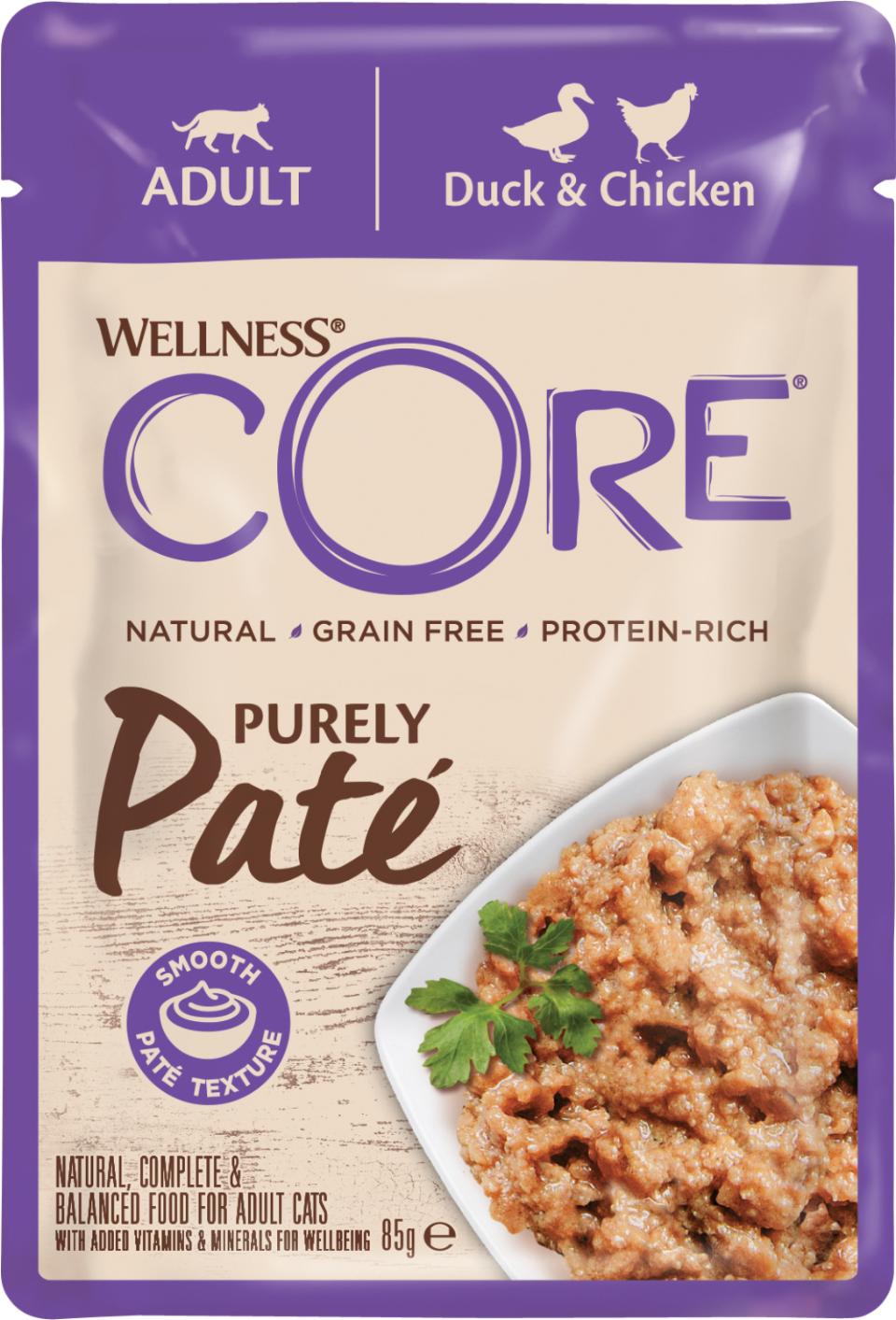 CORE Cat Purely Pastete, Ente & Huhn