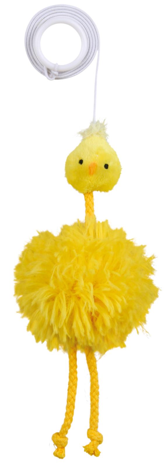 Huhn am Gummiband, Plüsch