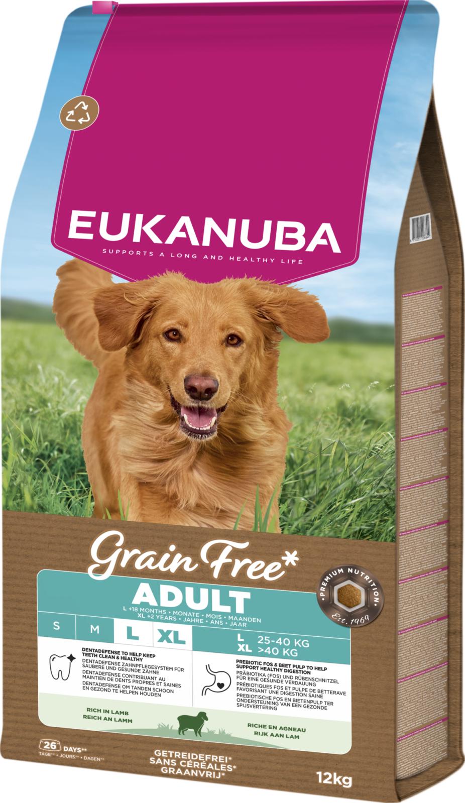 EUKANUBA Adult Large Grainfree lam