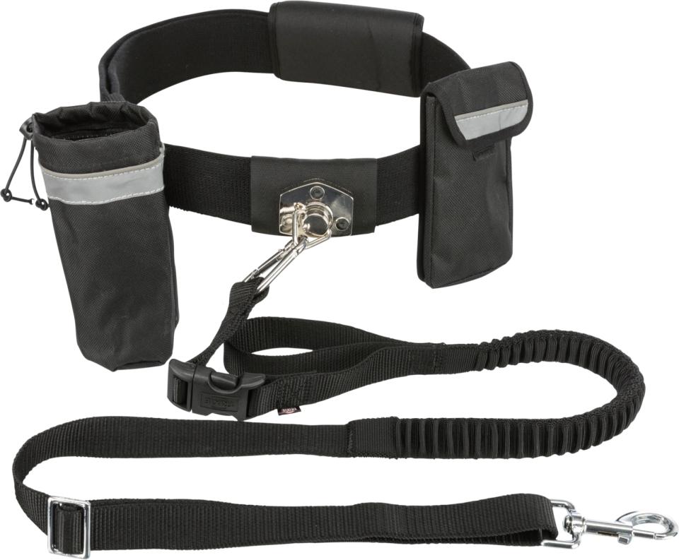 Waist belt with leash
