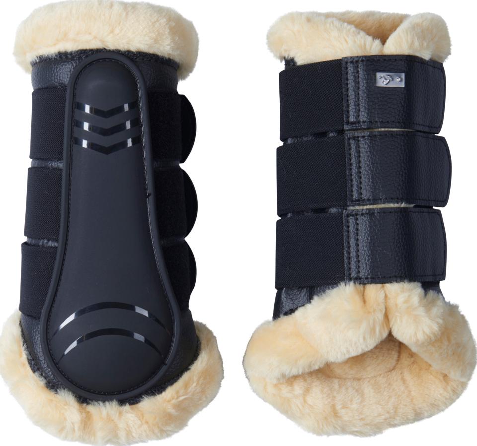 CATAGO Dressurgamaschen mit im. Lammfell