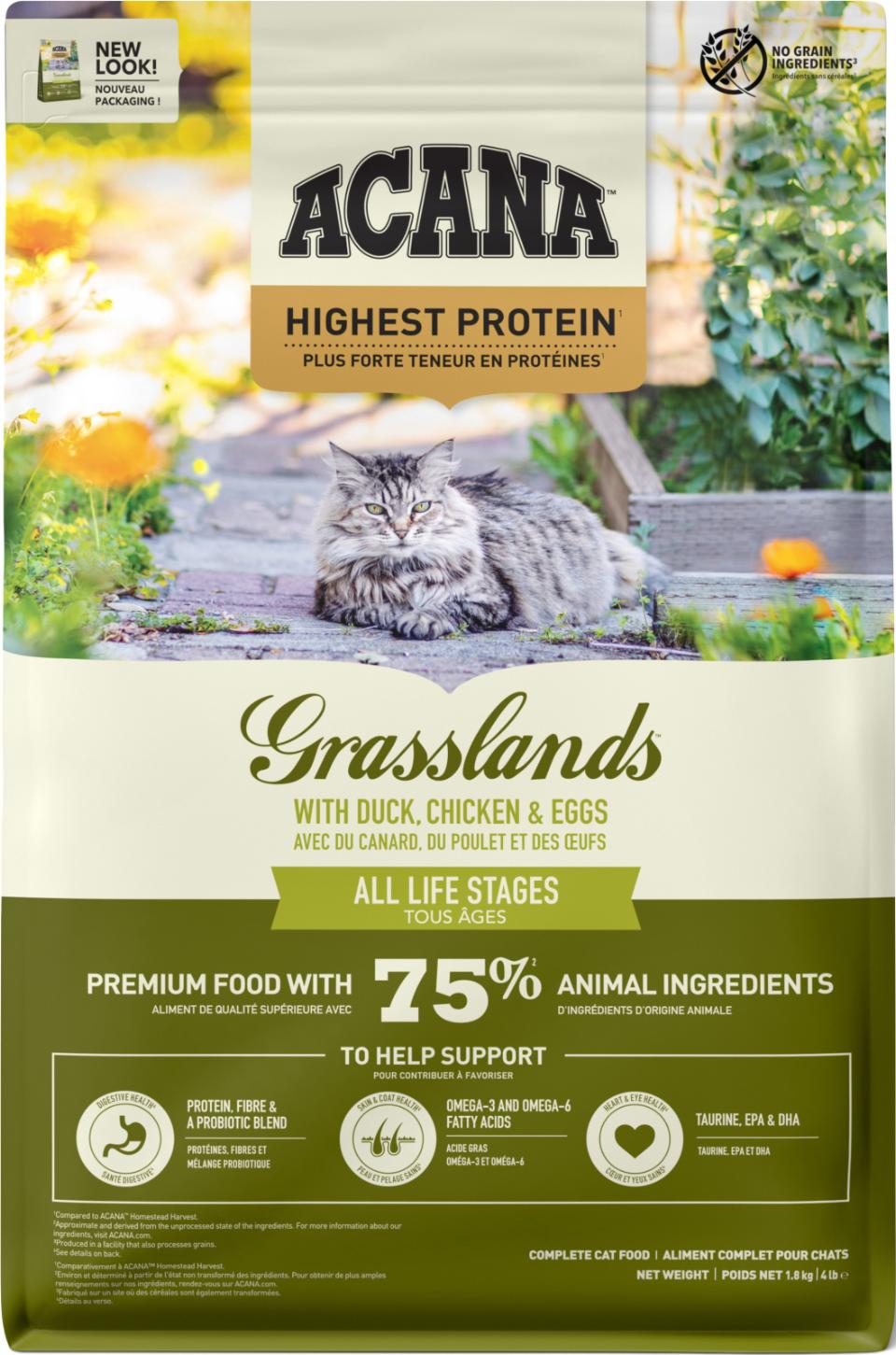 ACANA CAT Highest Protein Grasslands (duck and chicken)