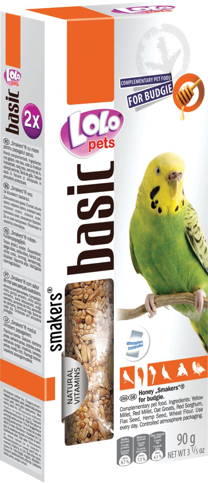 Lolo Pets Fröstickor med honung, undulat