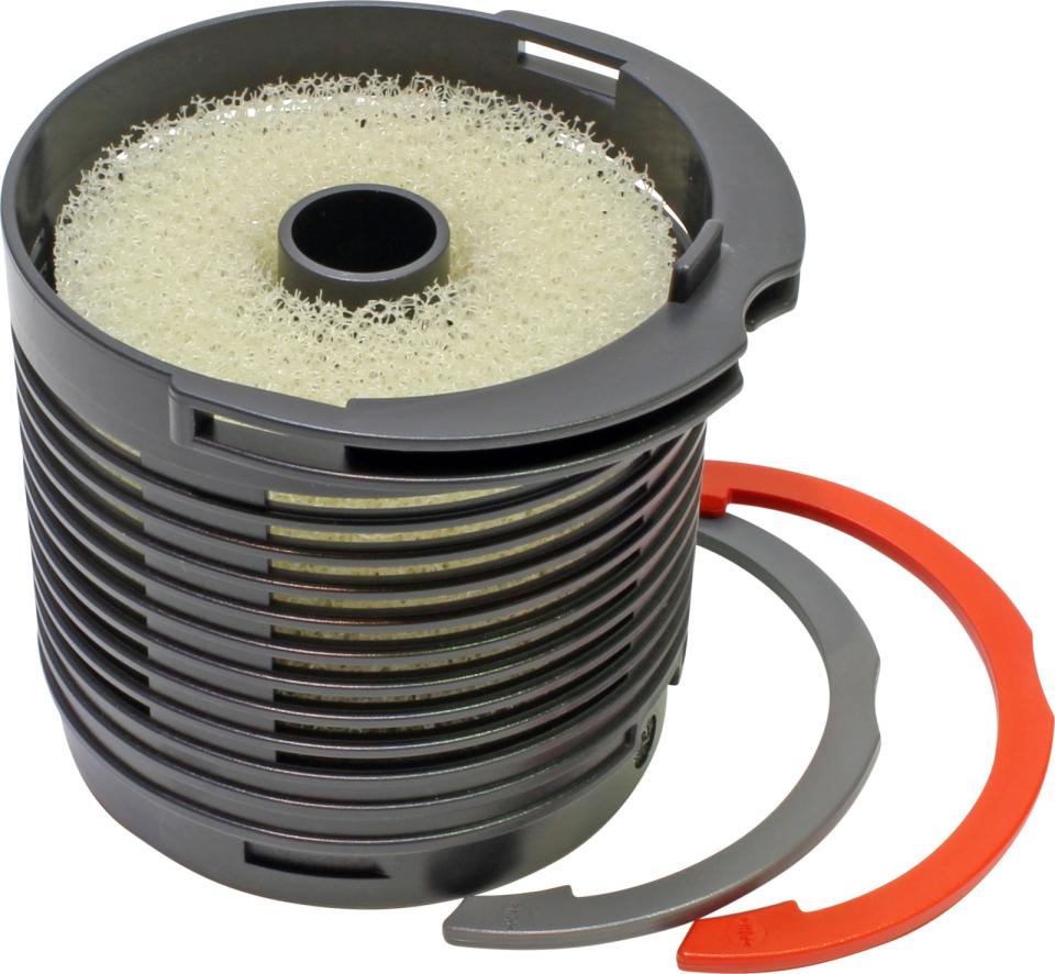 Forfilter bund-beholder