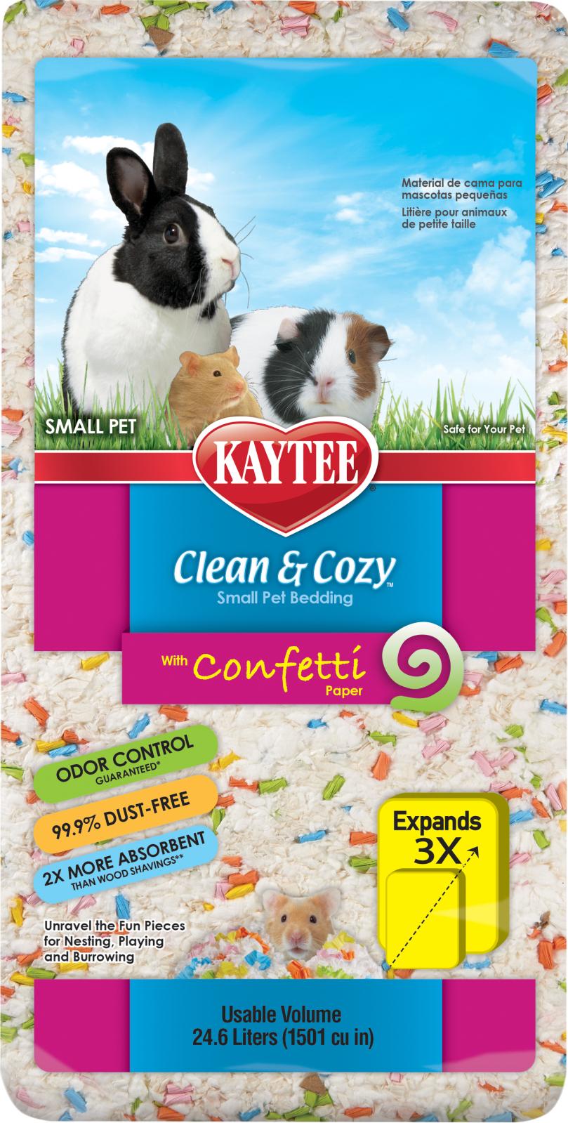 Kaytee Clean & Cozy Confetti bedding
