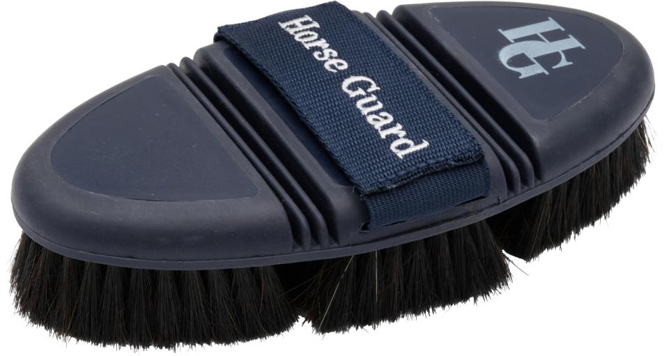 HorseGuard Flexible Kardätsche mit Pferdehaar