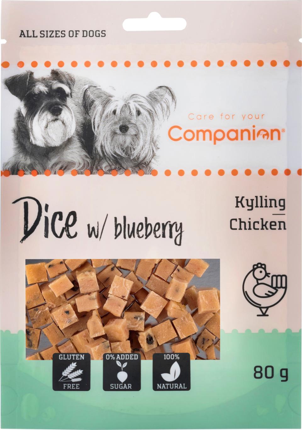 Companion Dice m/Blaubeere Hähnchen