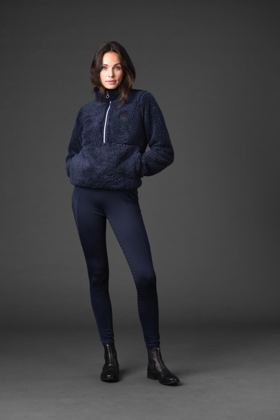 Equipage Veronika Half-zip Teddy Pullover