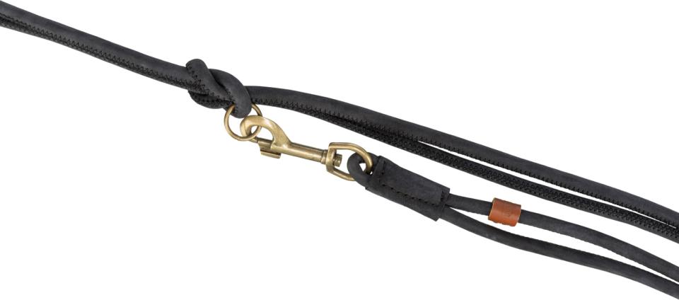 Trixie Pure Adjustable Lead, round-sewn leather