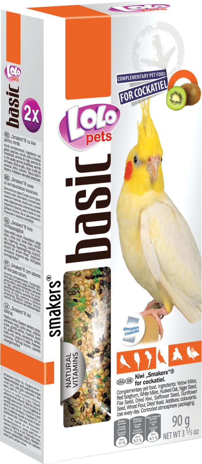 Lolo Pets Fröstickor Parakit med kiwi