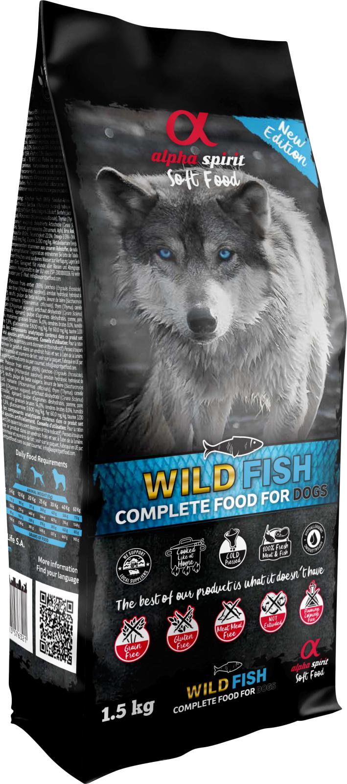 AlphaSpirit Fisk komplet hundefoder