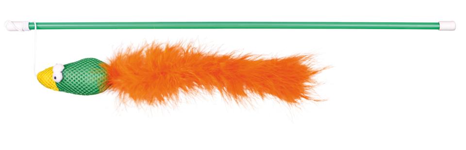 Spielangel mit Vogel