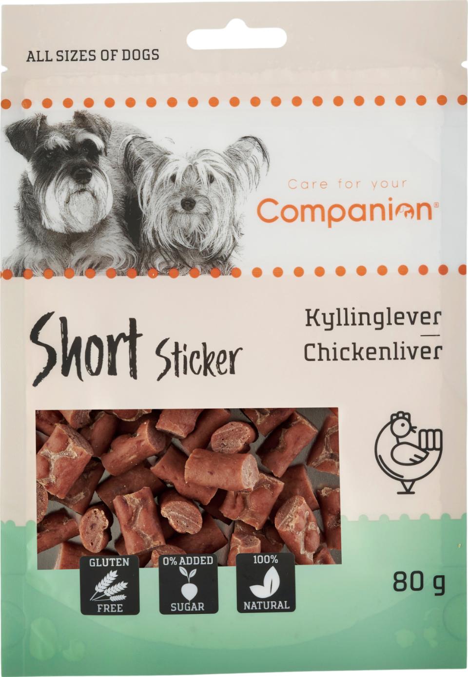 Companion Short Sticker (kyllinglever)