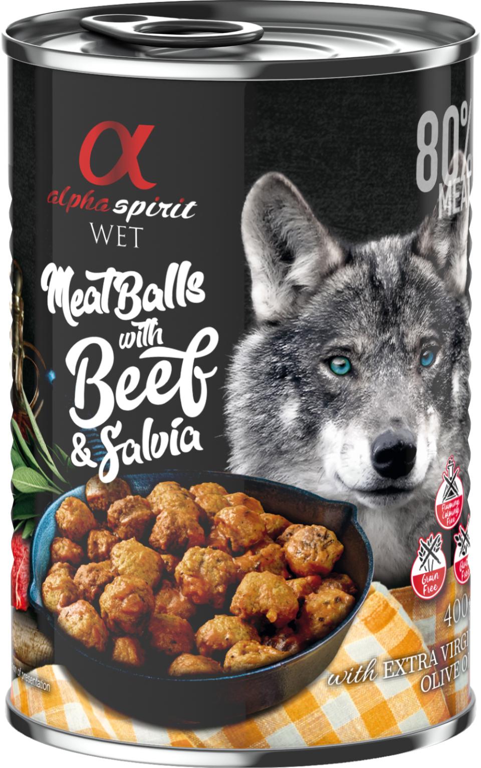 Meatballs with beef & salvia