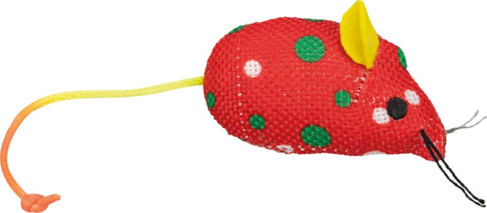 Mouse, fabric, catnip 7cm